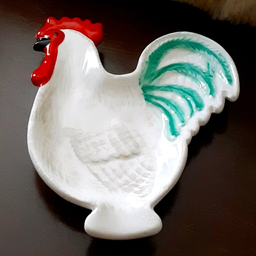 Rooster spoon rest.